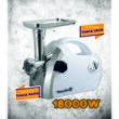Meat grinder Hausberg HB-3430AB, Stainless steel, 1800 W, copper motor, White