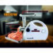 Meat grinder Hausberg HB-3430AB, Stainless steel, 1800 W, copper motor, White
