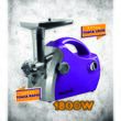Hausberg HB-3430MV Fleischwolf, Edelstahl, 1800 W, Kupfermotor, Lila