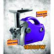 Hausberg HB-3430MV Fleischwolf, Edelstahl, 1800 W, Kupfermotor, Lila