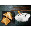 Sandwich-maker Hausberg HB-3535AB, 800 W, alb, model grill