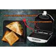 Sandwich-maker Hausberg HB-3535AB, 800 W, alb, model grill