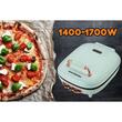 Elektrisches Pizza- und Grillgerät HAUSBERG HB-3565, 1400-1700W, Doppelseitige Heizplatte, Thermostat, Bachelina