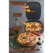 Elektrisches Pizza- und Grillgerät HAUSBERG HB-3565, 1400-1700W, Doppelseitige Heizplatte, Thermostat, Bachelina