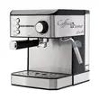 HAUSBERG HB3725 Kaffeemaschine, gemahlener Kaffee, 15 bar, 850-1000 W, grau mit schwarz
