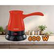 Hausberg HB-3810RS Wasserkocher, Leistung 600 W, Fassungsvermögen 500 ml, Rot