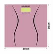 Körperwaage HAUSBERG HB-6003RZ, 180kg, 3V Lithiumbatterie, 30x30cm, Pink