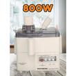 Hausberg HB-7520 Multifunktions-Küchenmaschine, 800 W, 3 Geschwindigkeiten