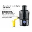 Digitaler Entsafter HAUSBERG HB-7545IN, 800-1000W, 85mm, 1L Fruchtfleisch, 5 Geschwindigkeiten, Edelstahl Schwarz/Edelstahl