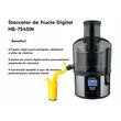 Digitaler Entsafter HAUSBERG HB-7545IN, 800-1000W, 85mm, 1L Fruchtfleisch, 5 Geschwindigkeiten, Edelstahl Schwarz/Edelstahl