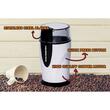 Moulin à café électrique HAUSBERG HB-7564AB, 200 W, 70 g, moteur en cuivre, blanc