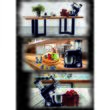 Wielofunkcyjny robot kuchenny All-in-one Hausberg HB-7605, 1000 W, mikser/blender/maszynka do mielenia mięsa, czarny