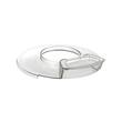 Mixer with stainless steel bowl HAUSBERG HB-7622AB, 1600-1700 W, 6.5 L stainless steel bowl, 10 Speeds, Noise level 95dB, White