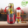 Mixer Hausberg HB-7675RS Rot, Leistung 1000W, Fassungsvermögen 1000ml, Kupfermotor