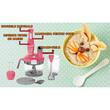 4-in-1-Mixer Hausberg HB-7710RZ, Schüsselkapazität 1,5 l, 1500 W, Turbofunktion, Pink
