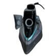 Bügeleisen mit LED-Anzeige HAUSBERG HB-7825NG, Titansohle, 3000 W, 11 Temperaturstufen, 350 ml, schwarz