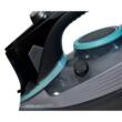 Bügeleisen mit LED-Anzeige HAUSBERG HB-7825NG, Titansohle, 3000 W, 11 Temperaturstufen, 350 ml, schwarz