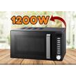 Mikrowelle Hausberg HB-8003, 1200W, 6 Leistungsstufen, 20L, Digitale Steuerung, Schwarz