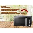 Mikrowelle Hausberg HB-8003, 1200W, 6 Leistungsstufen, 20L, Digitale Steuerung, Schwarz