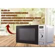 Mikrowelle Hausberg HB-8004, 1200W, 6 Leistungsstufen, 20L, digitale Steuerung, Silber