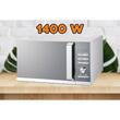 Mikrowelle Hausberg HB-8009, 25 l, 1400 W, Digital, Silber