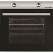 Built-in package Hausberg Electric oven HB-8051IN, Class A, 76L, 2000W, Black/Stainless steel Built-in hob HB-555, 4 burners, Gas, Stainless steel, Built-in telescopic hood HB-1285NG, Absorption power 420 m3/h, 2 motors, 60 cm, Black