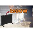 Hausberg HB-8204 Elektrokonvektor, 2500W, 2 Leistungsstufen, Kippschutz, Schwarz