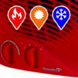 Hausberg HB-8500RS Heizlüfter, 2000 W, 2 Leistungsstufen, Rot