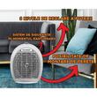 Nagrzewnica powietrza Hausberg HB-8504AB, 2000 W, 3 poziomy mocy, system bezpieczeństwa, biały
