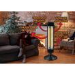 Hausberg HB-8565NG electric radiator, 1000W, 2 heating levels, carbon fiber tube, IP24 protection, mechanical thermostat, metal housing