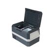 Frigider Hausberg HB-G060 Profesional Camping 28L Congelator Portabil cu Deschidere Duală și Protecție Baterie