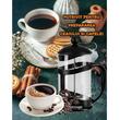 Glas-Kaffee-/Tee-Ei HB-H 129, Edelstahlfilter, 800 ml, Schwarz