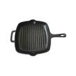  HAUSBERG HB-H1562 Enameled Cast Iron Grill Pan, Diameter 27 cm, Depth 4.5 cm, Handle 15 cm