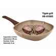 Ertone HB-H1560 Grillpfanne, Granitsteinfurniermaterial, Aluminiumvoreinstellung, 28 cm, Bakelitgriff, Antihaftbeschichtung