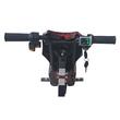 HAUSBERG HB-KD04RS Kinder Elektro Drift Dreirad, Bluetooth, 3 Geschwindigkeitsstufen, Hinterradfederung, 8-12 km Reichweite, 3h Ladezeit, Zubehör 