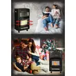 Paket LPG-Gasherd Hausberg HB-1010NG, Piezozündung, 4,2kW, Schwarz, Flaschenuhr, 1m Gasschlauch MN2015 und 2 Schlauchschellen