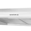Hausberg HB-1225 traditional hood, Suction power 420 m3/h, 2 motors, 60 cm, White