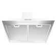 Decorative built-in hood Hausberg HB-1260AB, Suction power 400 m3/h, 1 motor, 60 cm, White