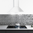 Decorative built-in hood Hausberg HB-1260AB, Suction power 400 m3/h, 1 motor, 60 cm, White