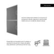 Four encastrable Hausberg HB-8053IN, électrique, puissance 2225 W, 71 l, 6 fonctions, ventilation, minuterie, plaque de cuisson encastrable HB-556IN, gaz, 4 brûleurs, sécurité GAZ, fonte, hotte décorative HB-1260, absorption 450 m3/h, 1 moteur, 60 cm, acier inoxydable