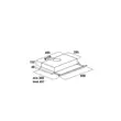 Hotte télescopique encastrable Hausberg HB-1285IN, puissance d&#39;aspiration 420 m3/h, 2 moteurs, 60 cm, acier inoxydable