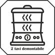Steamer Hausberg HB-1350, 4.8L, 400W