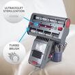UV anti-mite vacuum cleaner with multifunctional digital display HB-2022MV, 600 W, negative ions