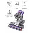 UV anti-mite vacuum cleaner with multifunctional digital display HB-2022MV, 600 W, negative ions
