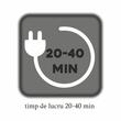 Aspirateur balai Hausberg HB-2027, puissance 220 W, sans sac, capacité 0,25 l, filtres lavables, 2 vitesses, brosse rotative, autonomie 20-40 min, blanc