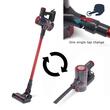 Vertical vacuum cleaner 2in1 HAUSBERG HB-2033GR, 900W, 0.7L, Red-Grey