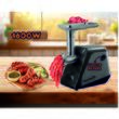 Hausberg HB3450 Elektrischer Fleischwolf 1600W rot inklusive Zubehör