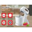 Mixer mit Schüssel HAUSBERG HB-3550GR, 7 Geschwindigkeiten, Leistung 250 W, 2 l, Grau