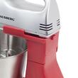 HAUSBERG HB-3551RS Schüsselmixer, 7 Geschwindigkeiten, 250 W Leistung, 2 l Edelstahlschüssel, Rot