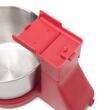 HAUSBERG HB-3551RS Schüsselmixer, 7 Geschwindigkeiten, 250 W Leistung, 2 l Edelstahlschüssel, Rot